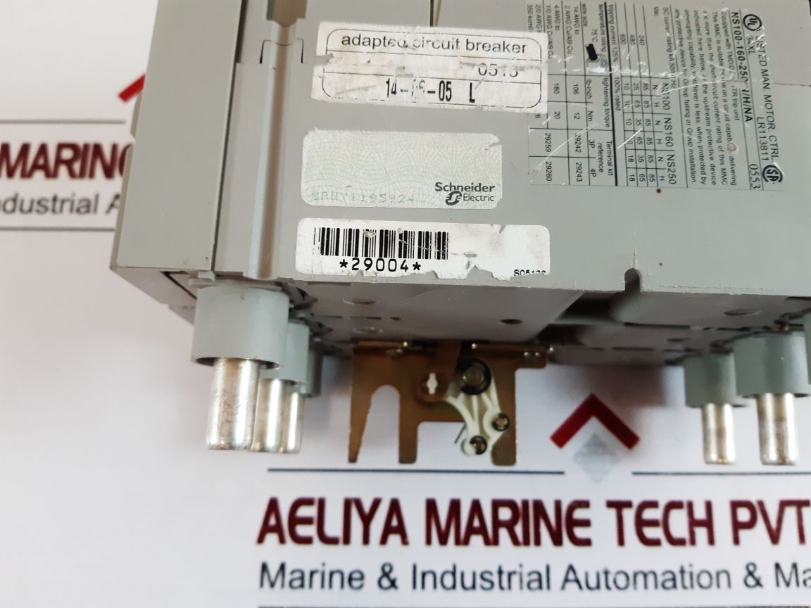 Merlin Gerin Ns100-160-250 NHNa Adapted Circuit Breaker