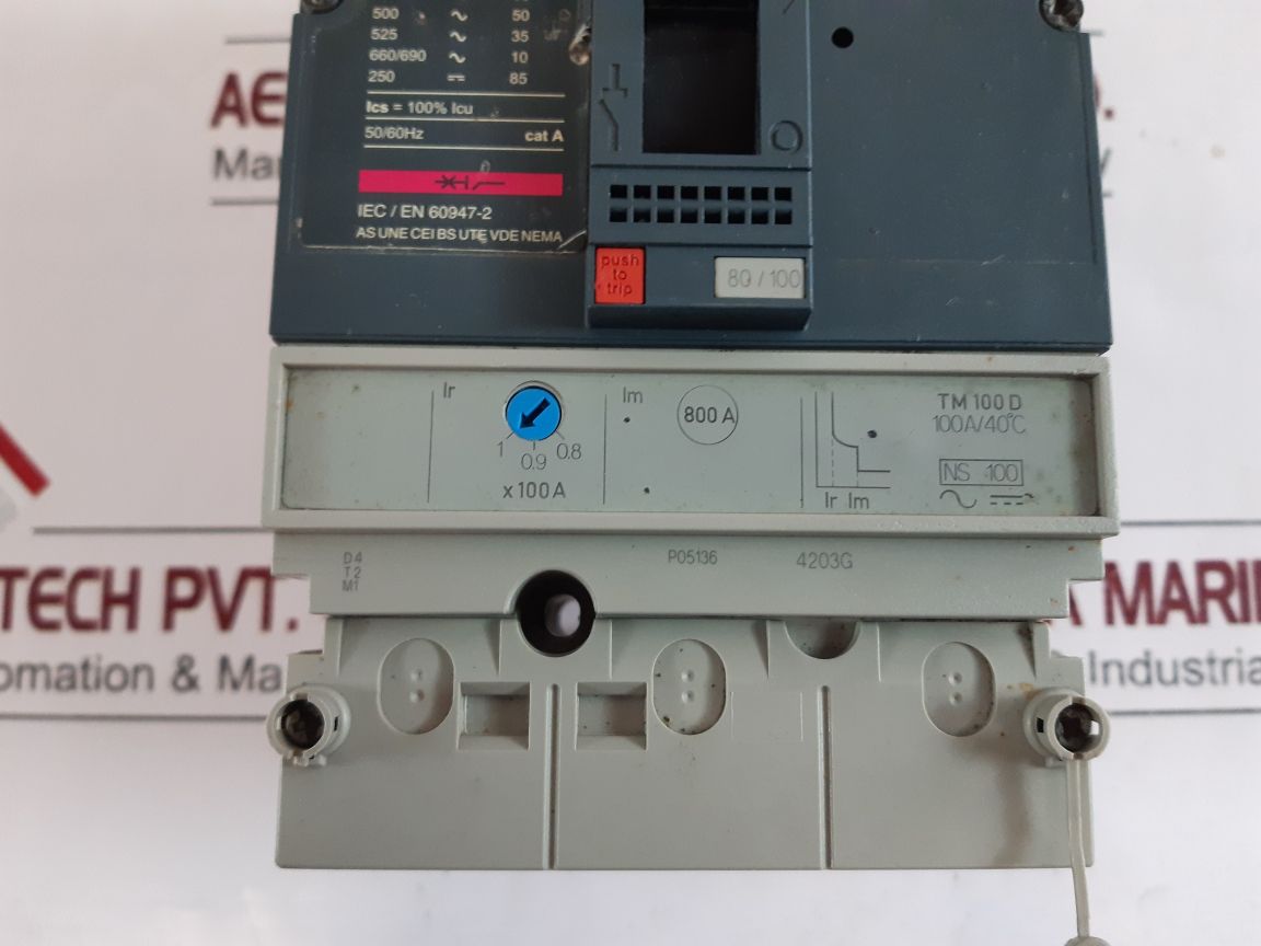 Merlin Gerin Ns100-160-250 NHNa Adapted Circuit Breaker