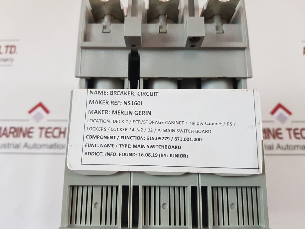 Merlin Gerin Ns100-250L Circuit Breaker Ns160L
