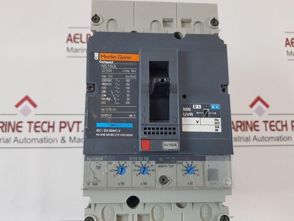 Merlin Gerin Ns100-250L Circuit Breaker Ns160L
