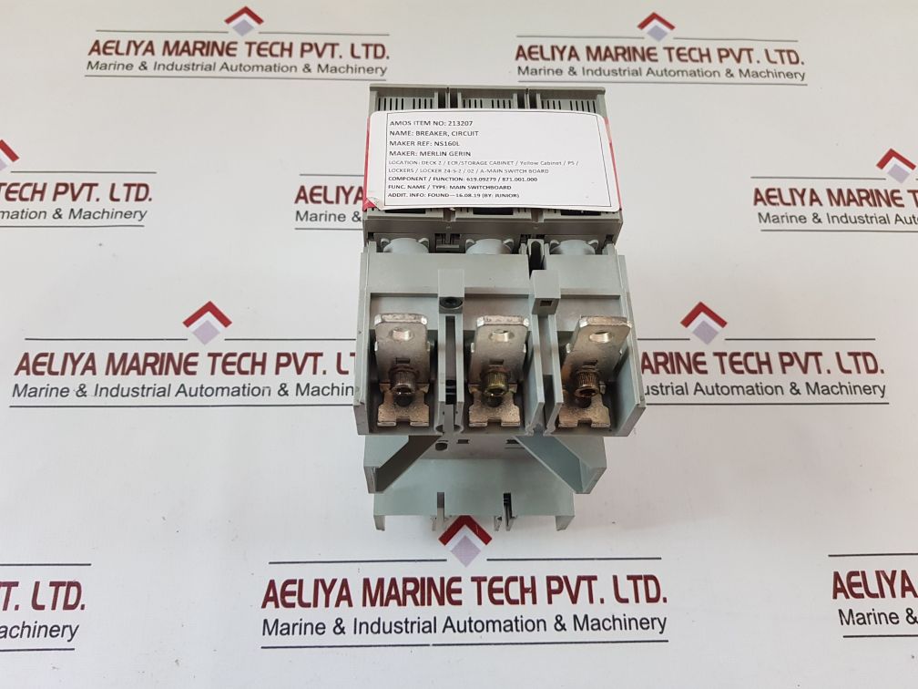 Merlin Gerin Ns100-250L Circuit Breaker Ns160L
