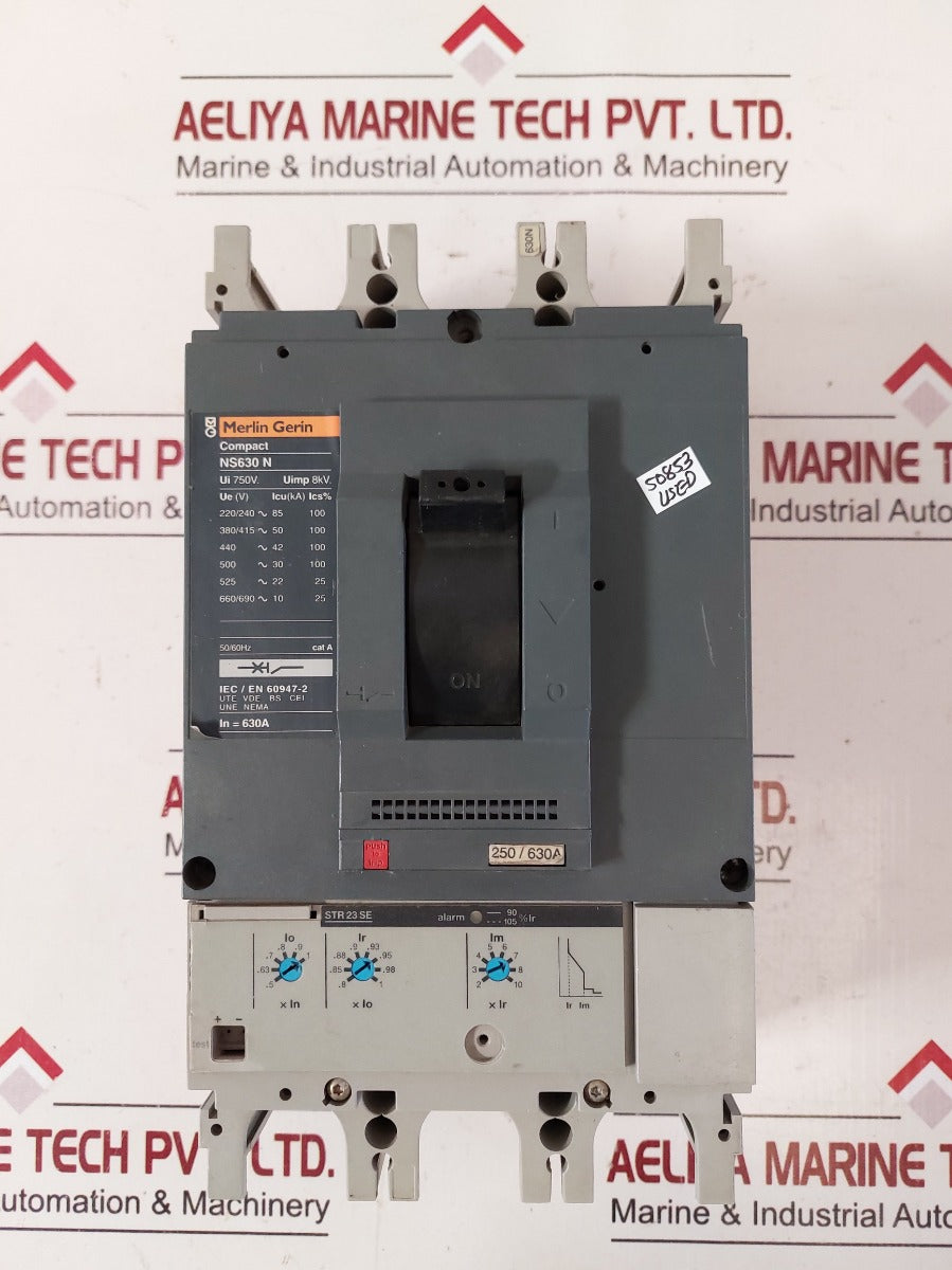 Merlin Gerin Ns630 N Circuit Breaker 50/60Hz
