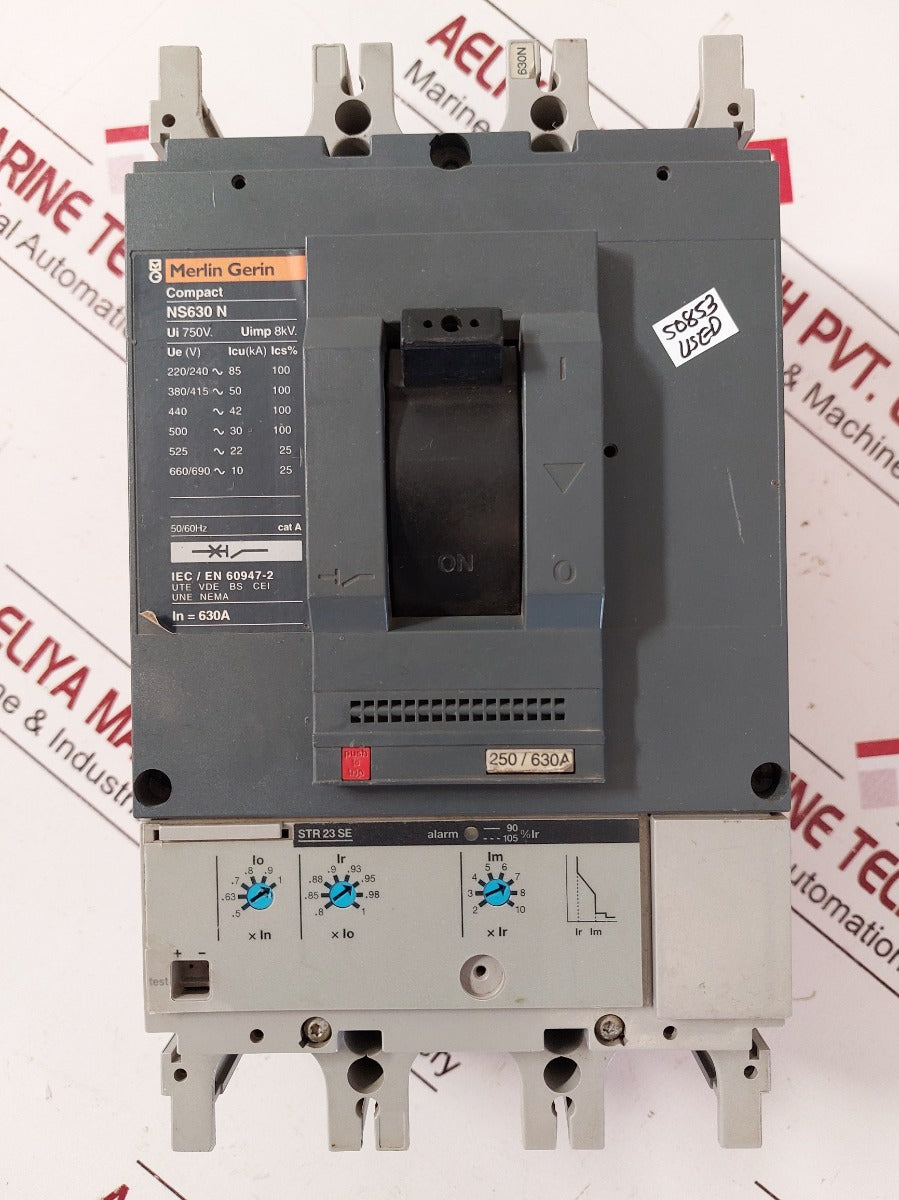 Merlin Gerin Ns630 N Circuit Breaker 50/60Hz