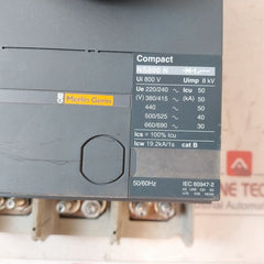 Merlin Gerin/Schneider Electric Ns800 N Moulded Case Circuit Breaker 800Amp