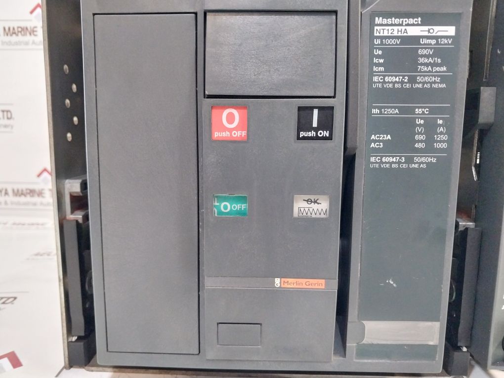 Merlin Gerin Masterpact Nt12 Ha Switch Disconnector Circuit Breaker 690V