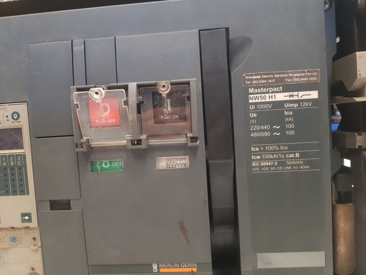 Merlin Gerin Nw50 H1 Circuit Breaker 200-240Vac 