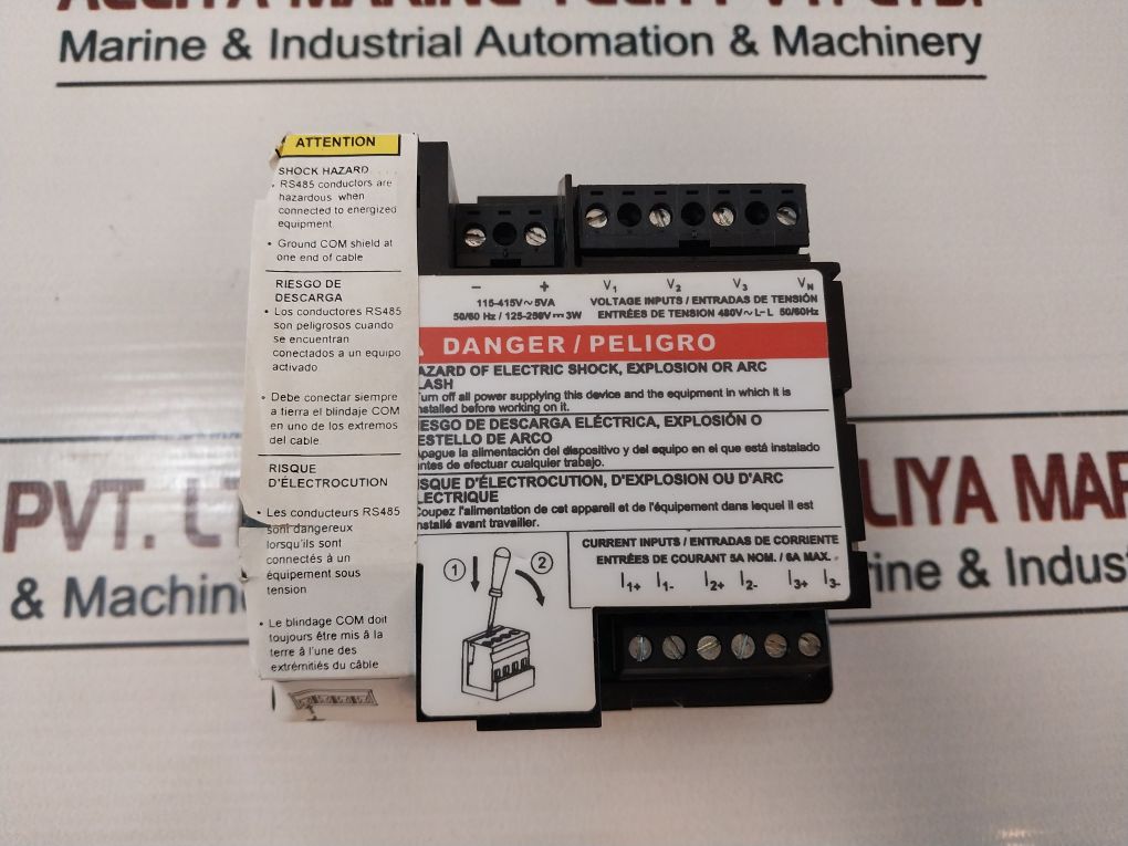 Schneider Electric Merlin Gerin Power Logic Pm210Mg Display Panel Unit 480V Ac