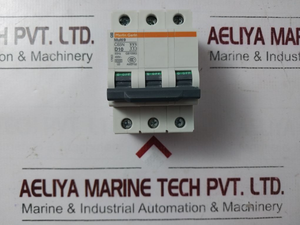 Merlin Gerin/Schneider C65N D10 Multi 9 Circuit Breaker