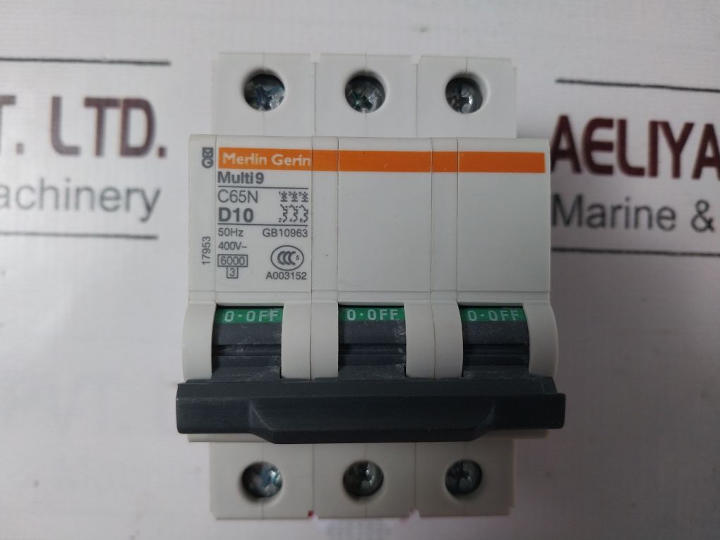 Merlin Gerin/Schneider C65N D10 Multi 9 Circuit Breaker