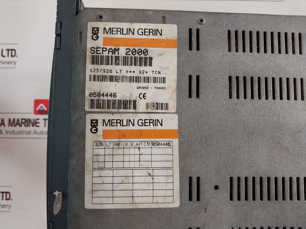 Merlin Gerin Sepam 2000 S26 R01 A Protection Relay