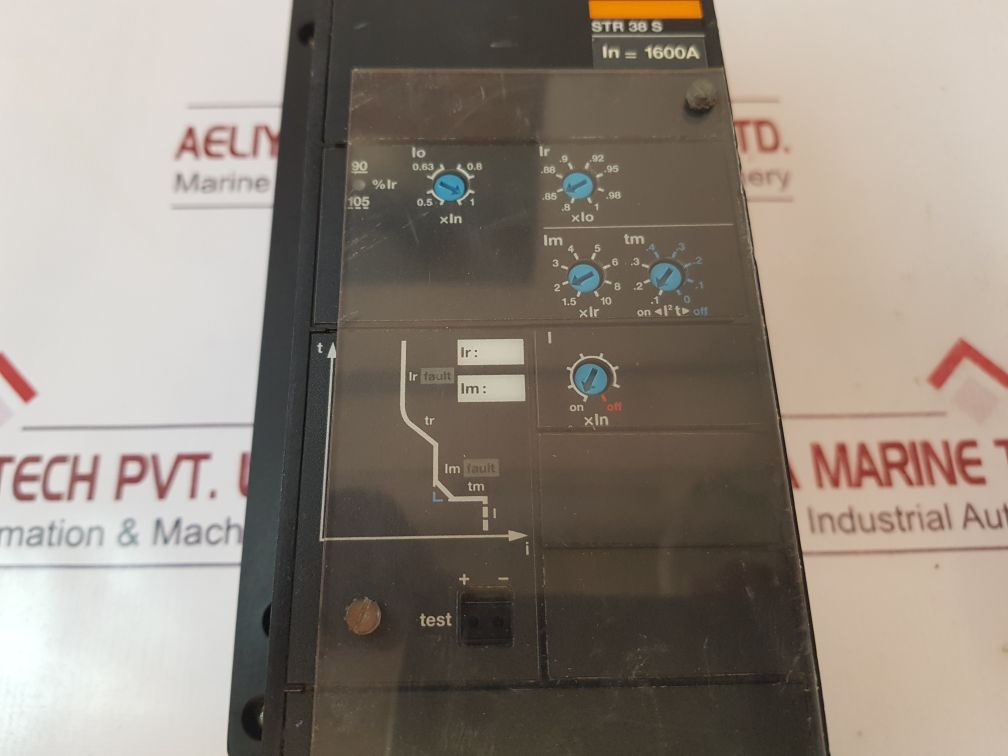 Merlin Gerin Str 38 S Trip Control Circuit Breaker 1600A