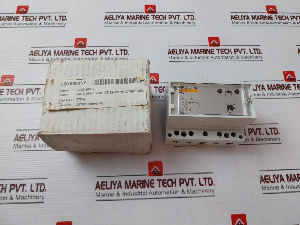 Merlin Gerin Tr5A Insulation Monitoring Device 24Vdc