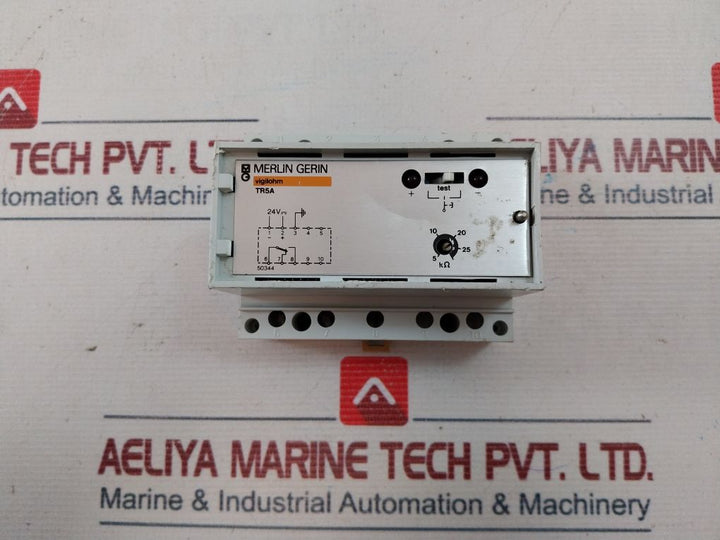 Merlin Gerin Tr5A Insulation Monitoring Relay 24V---