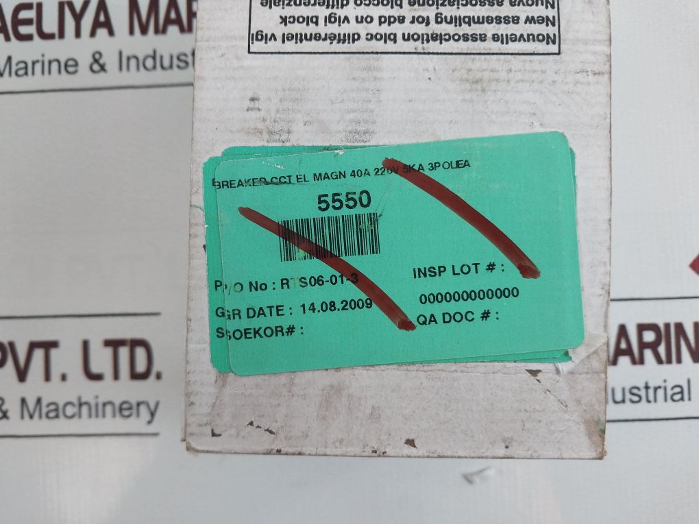 Merlin Gerin C60A Circuit Breaker Vigi C60A