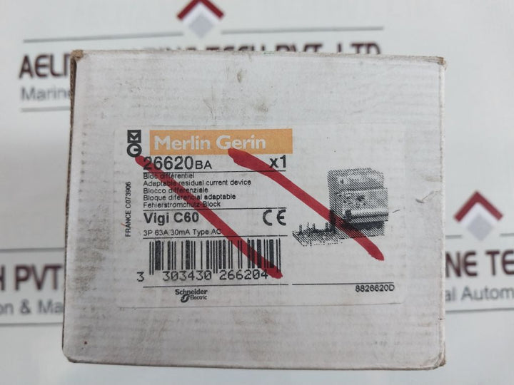 Merlin Gerin C60A Circuit Breaker Vigi C60A