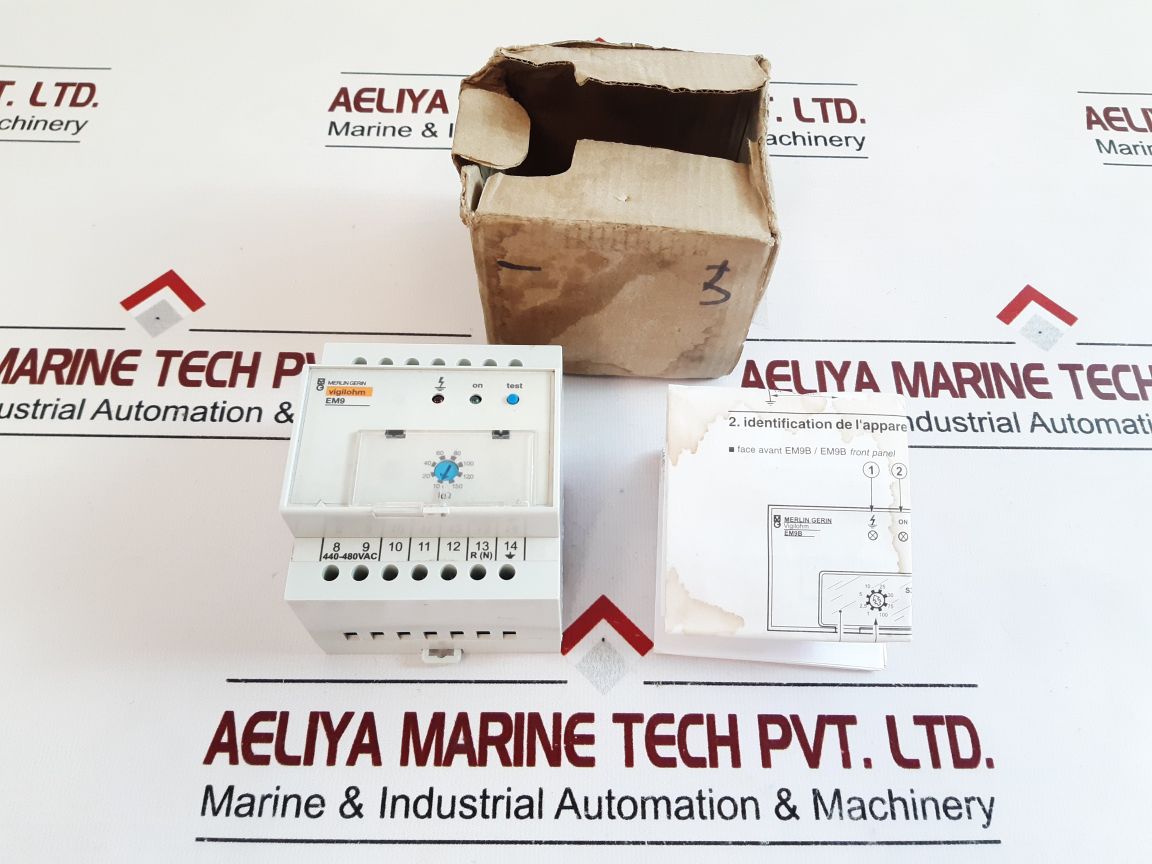 Merlin Gerin Vigilohm Em9 Isolated Control Relay 50601
