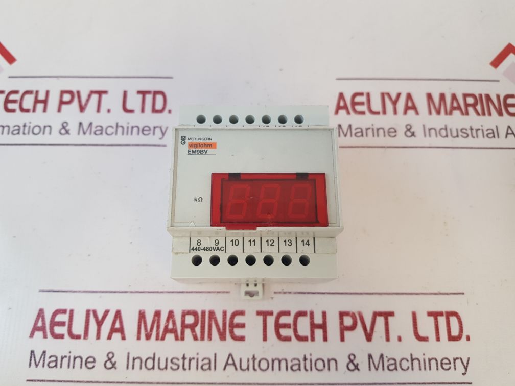 Merlin Gerin Vigilohm Em9Bv Insulation Monitor 440-480Vac
