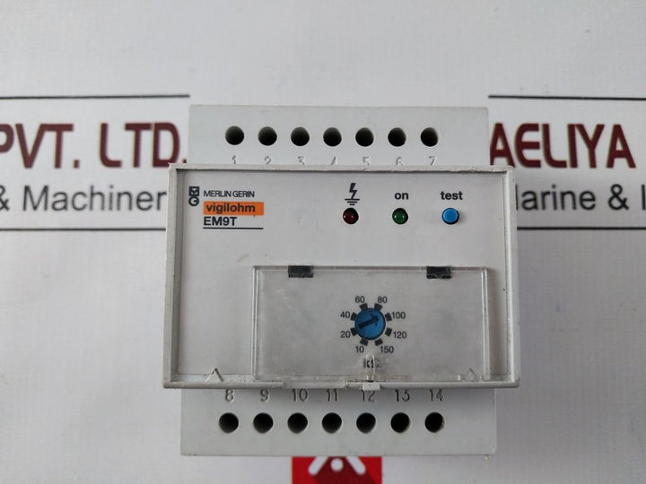 Merlin Gerin Vigilohm Em9T Insulation Monitor