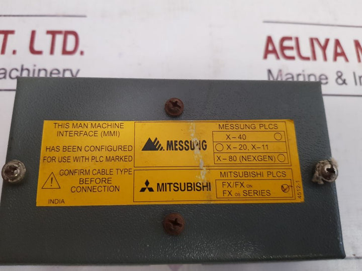 Messung System Sljr 1602 Human Machine Interface Without Box