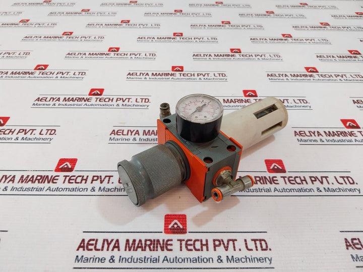 Metal Work Fr 100 20 Pneumatic Air Filter Regulator 0-170 Psi