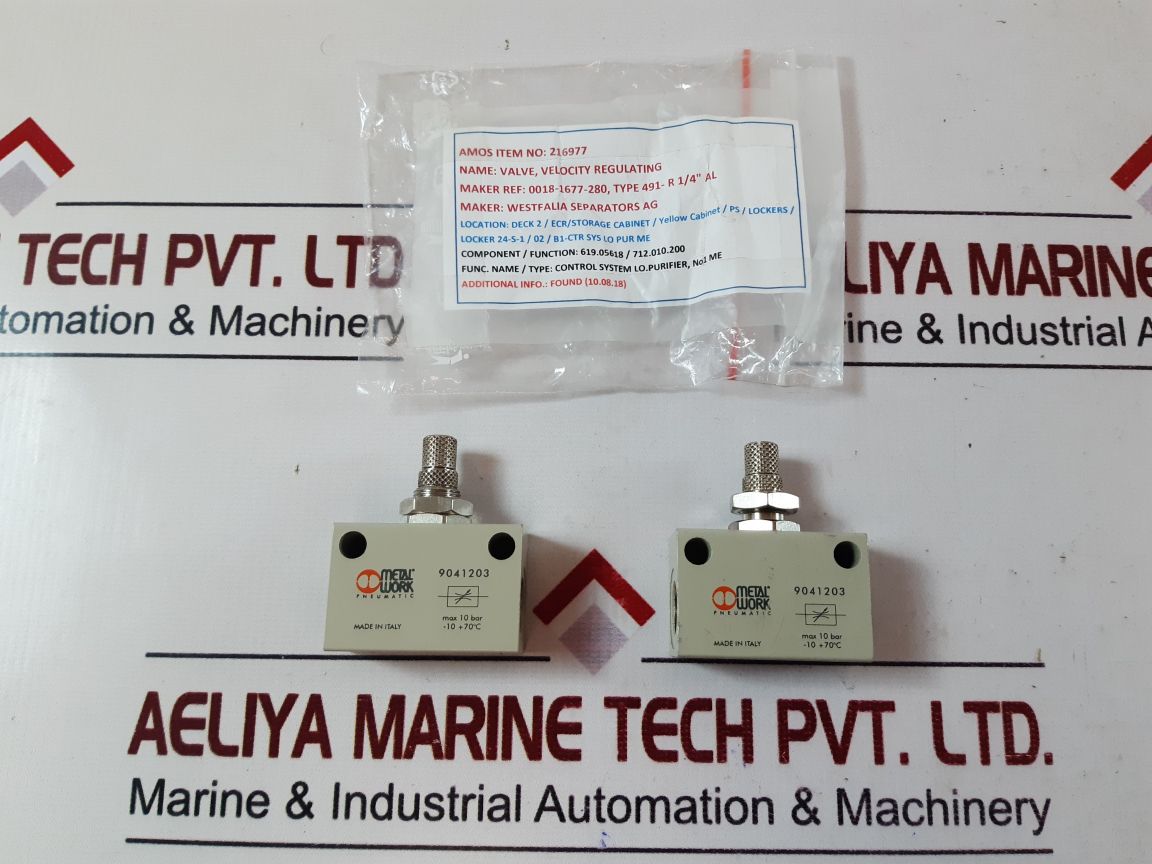 Metal Work Pneumatic 9041203 Valve