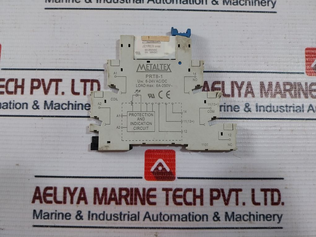 Metaltex Prt8-1 Relay Base 6-24V Ac/Dc