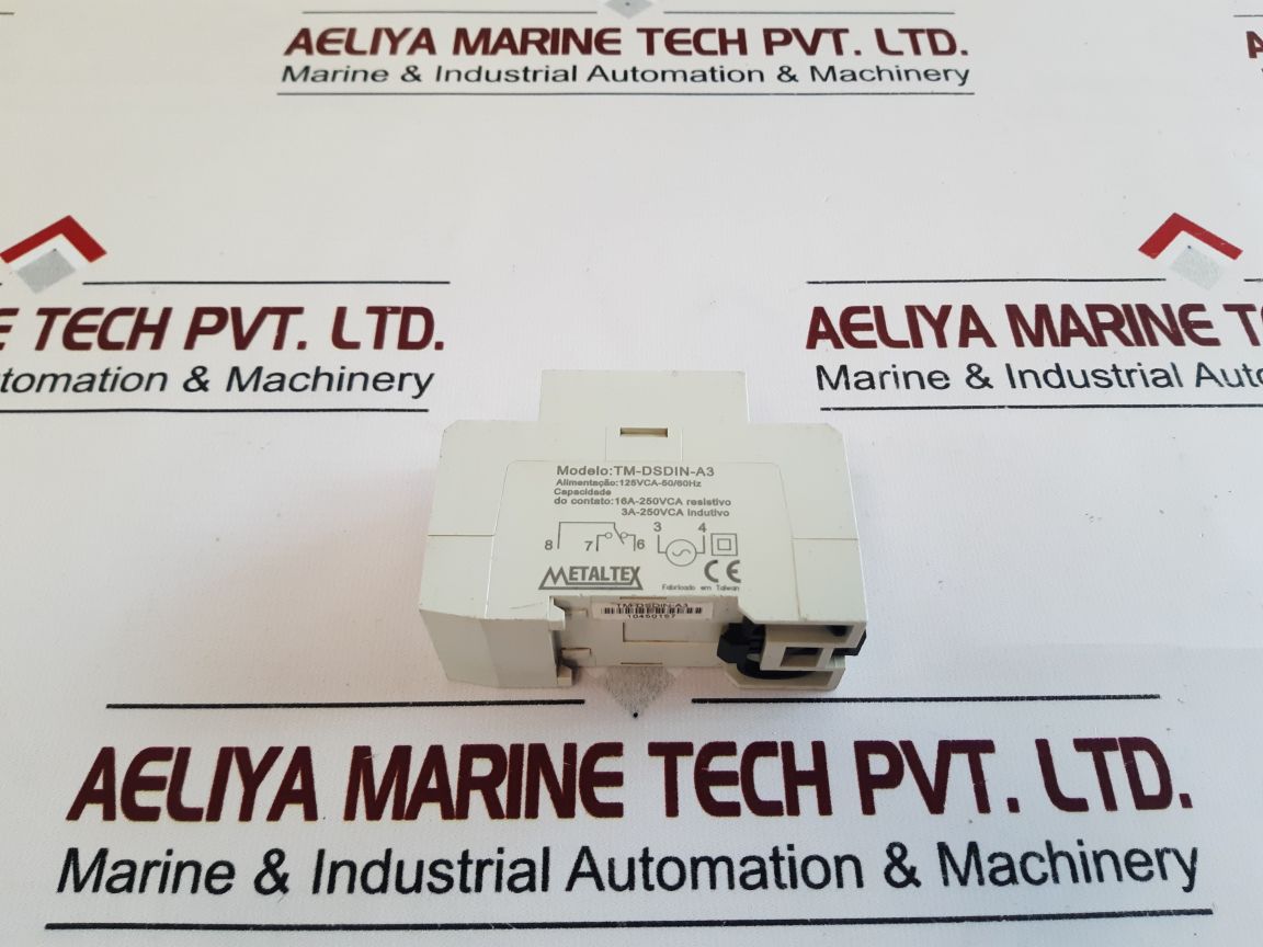 Metaltex Tm-dsdin-a3 Programmable Timer
