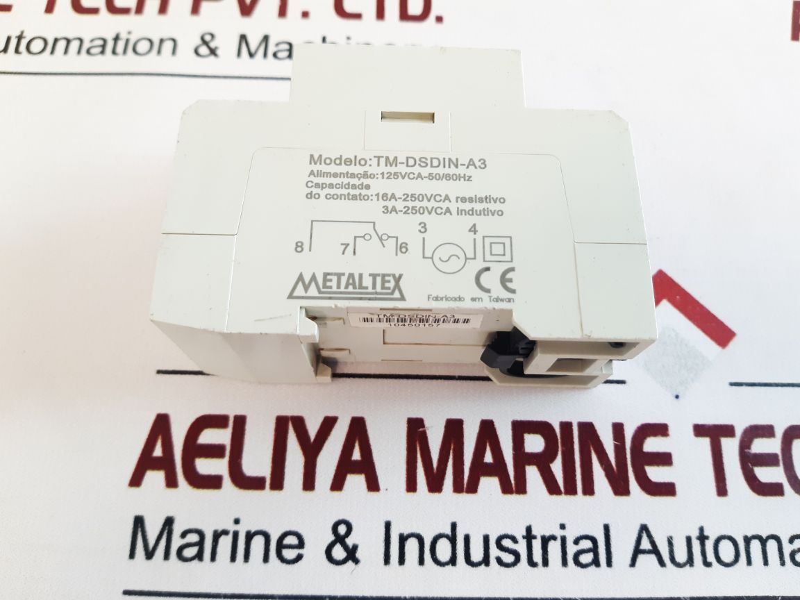 Metaltex Tm-dsdin-a3 Programmable Timer
