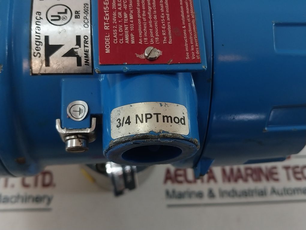 Metroval Rt-ex15-ex Flow Monitor Oi-mv-12Kg-ex