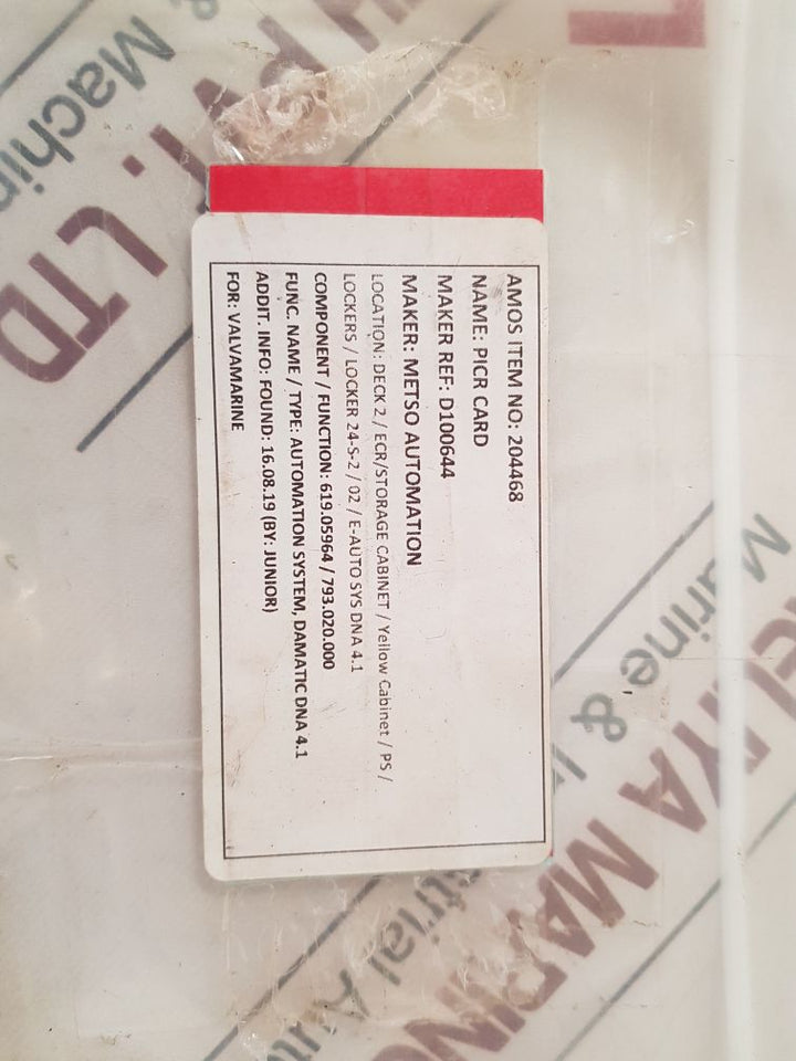 Metso Automation D100644 Ethernet Coax Field Bus Converter