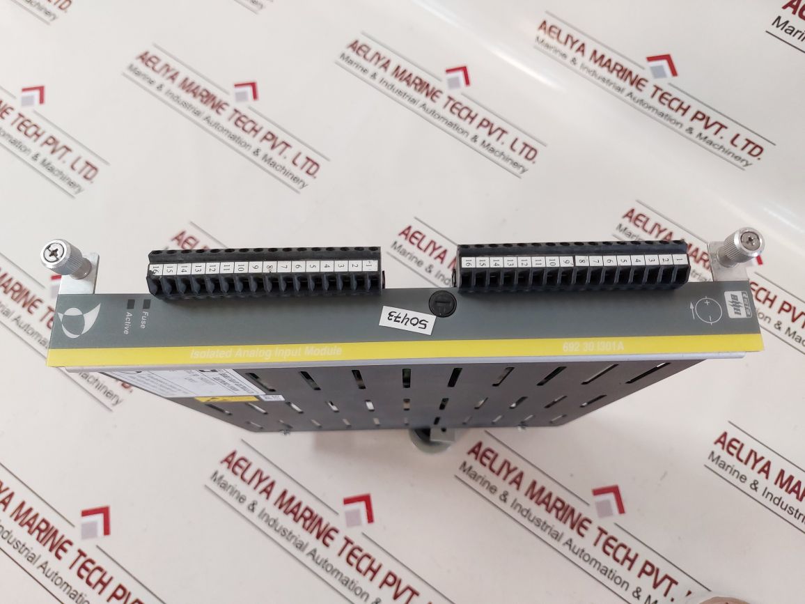 Metso Automation Iop301 Isolated Analog Input Module 69230I301A