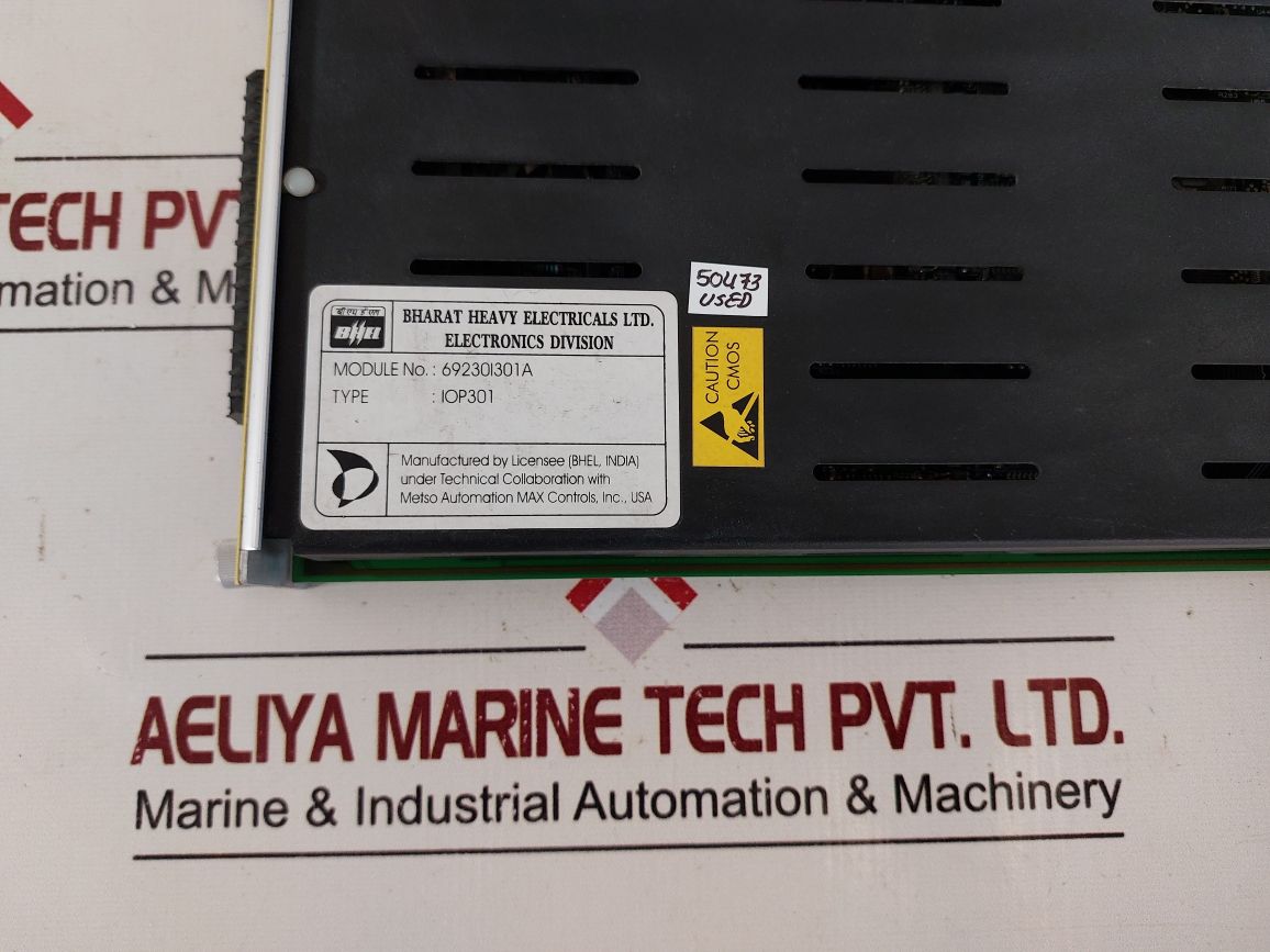 Metso Automation Iop301 Isolated Analog Input Module 69230I301A