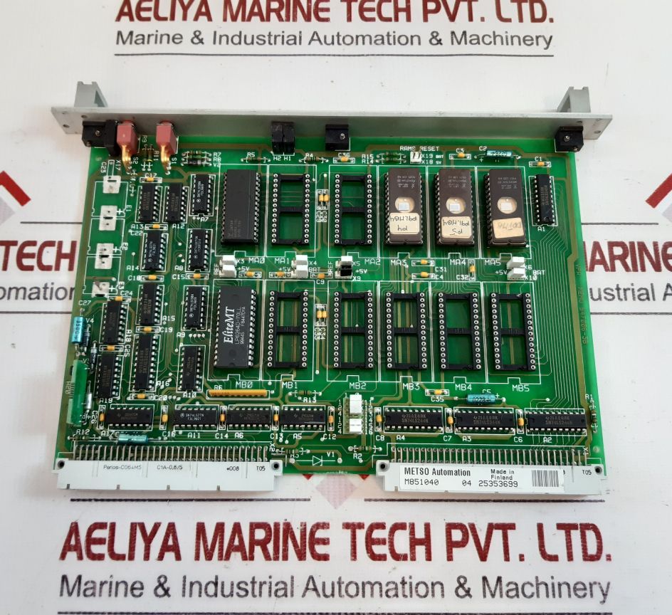Metso automation m851040 memu ram memory card