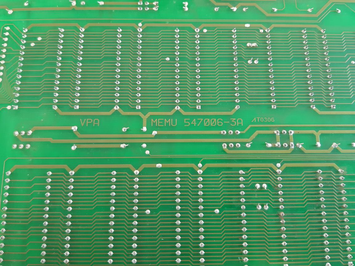 Metso automation m851040 memu ram memory card