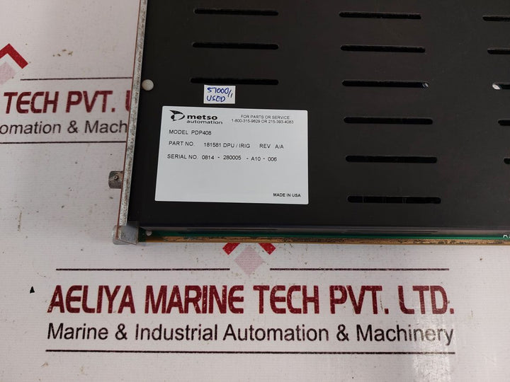 Metso Automation Pdp408 Distributed Processing Unit 181581