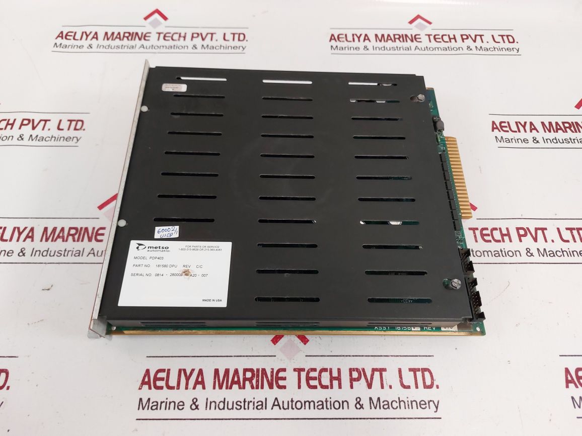 Metso Automation Pdp403 Distributed Processing Unit 181580 Dpu Rev.CC
