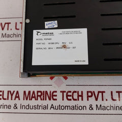 Metso Automation Pdp403 Distributed Processing Unit 181580 Dpu Rev.CC
