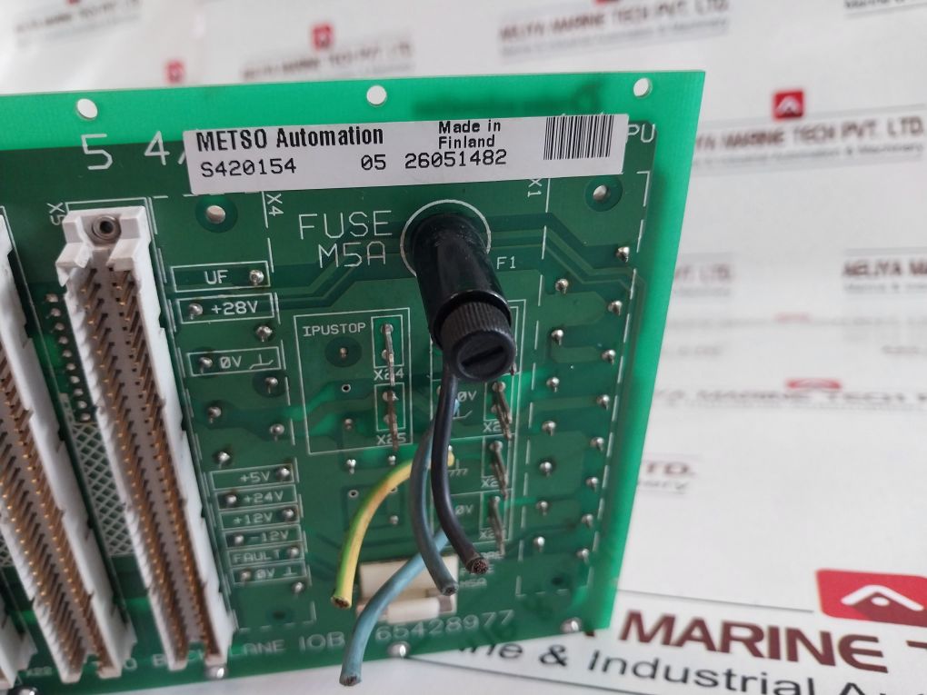 Metso Automation S420154 Motherboard & I/O Backplane Iob