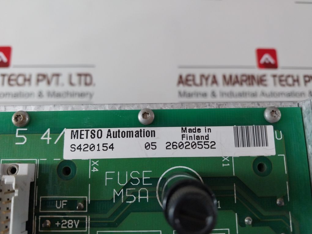 Metso Automation S420154 Tcu 41+Tiu 61+Bio 8+Pic2+Ipu Pcb Rack