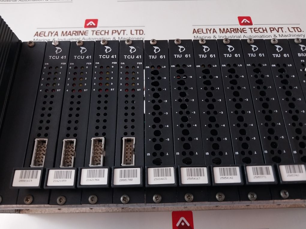 Metso Automation S420154 Tcu 41+Tiu 61+Bio 8+Pic2+Ipu Pcb Rack