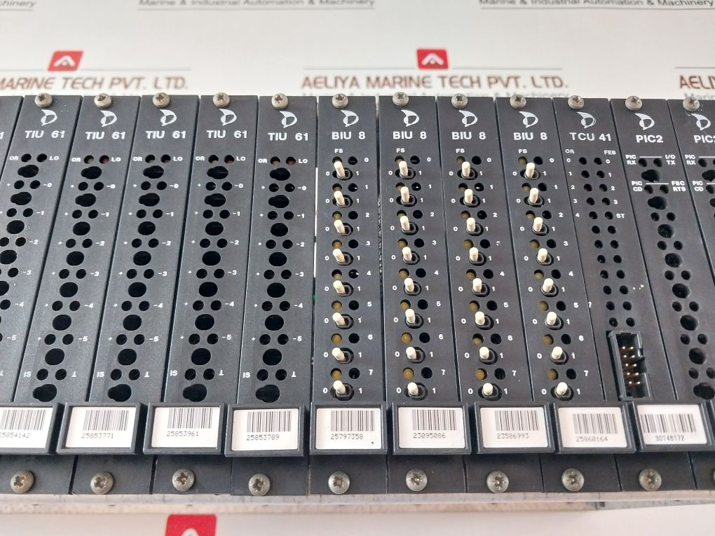 Metso Automation S420154 Tcu 41+Tiu 61+Bio 8+Pic2+Ipu Pcb Rack