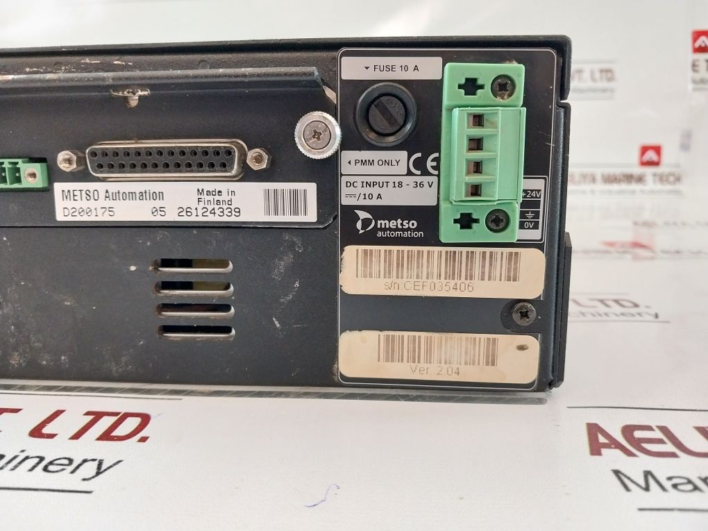 Metso D200175 Ver: 2.04 Personality Module