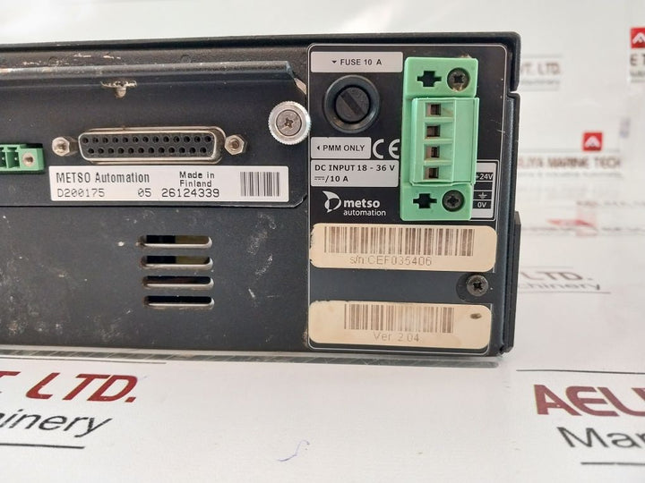 Metso D200175 Ver: 2.04 Personality Module