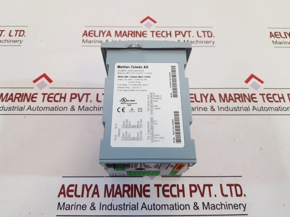 Mettler Toledo M300 Ism 1 Channel Multi 1/4Din Transmitter 52121354