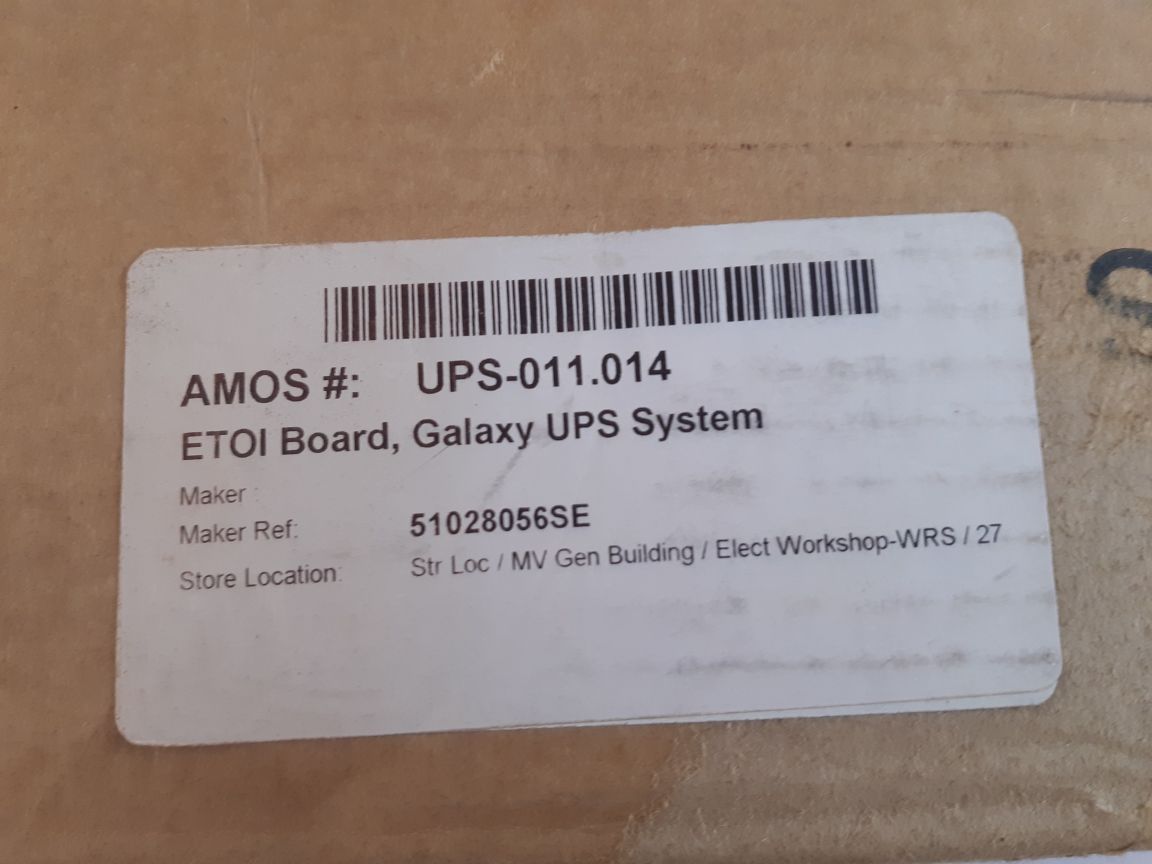 Mge Etoi 51028056Se Galaxy Ups System Etoi Board 51028055Xd-1Ha
