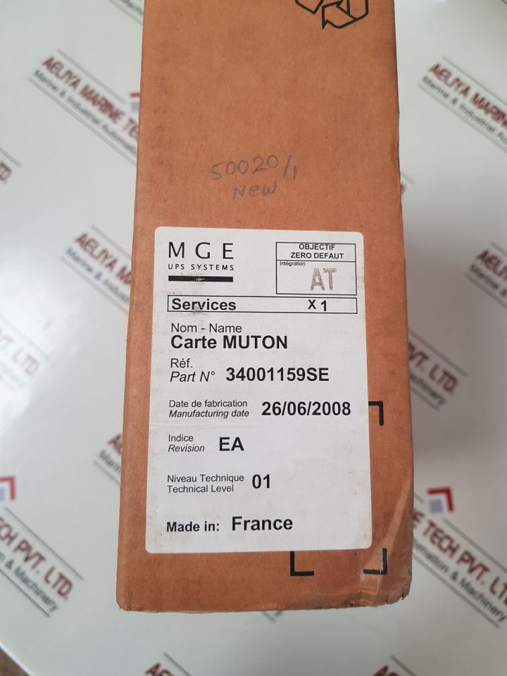 Mge Ups Systems 34001159Se Pcb Card