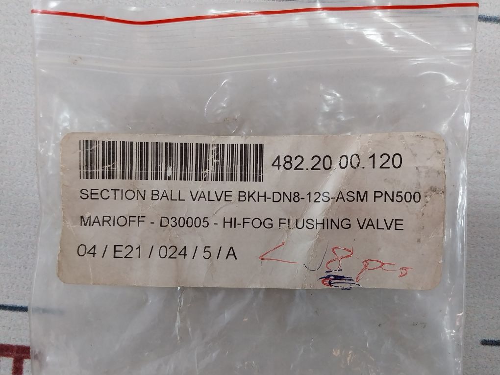 Mha Bkh-dn8-12S Section Ball Valve Pn500 442A