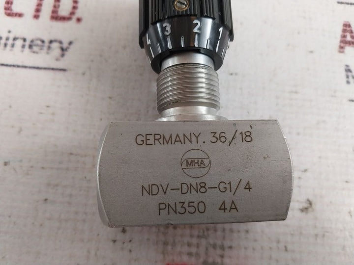 Mha Ndv-dn8-g1/4 Needle Valve