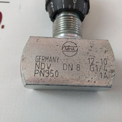 Mha Ndv Dn 8 G1/4 Flow Control Valve
