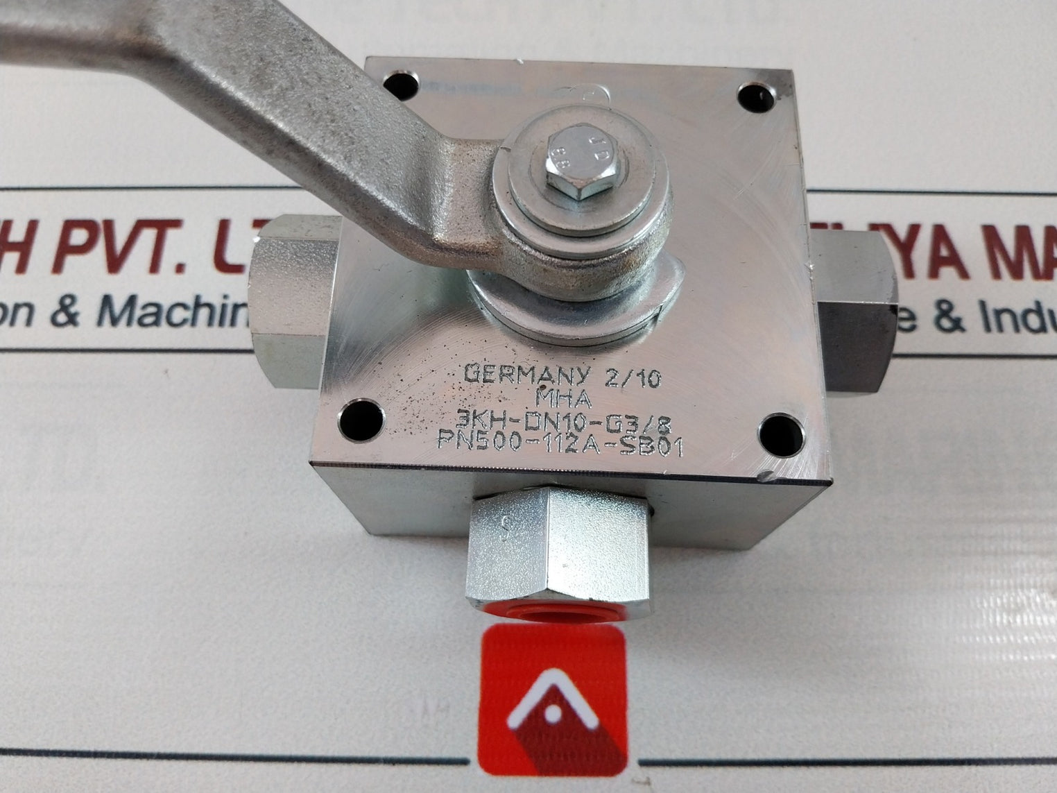 Mha Pn500-112A-sb01 3-way Bore & Handle Ball Valve